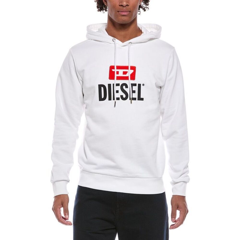 Diesel Mens Hoodie, White